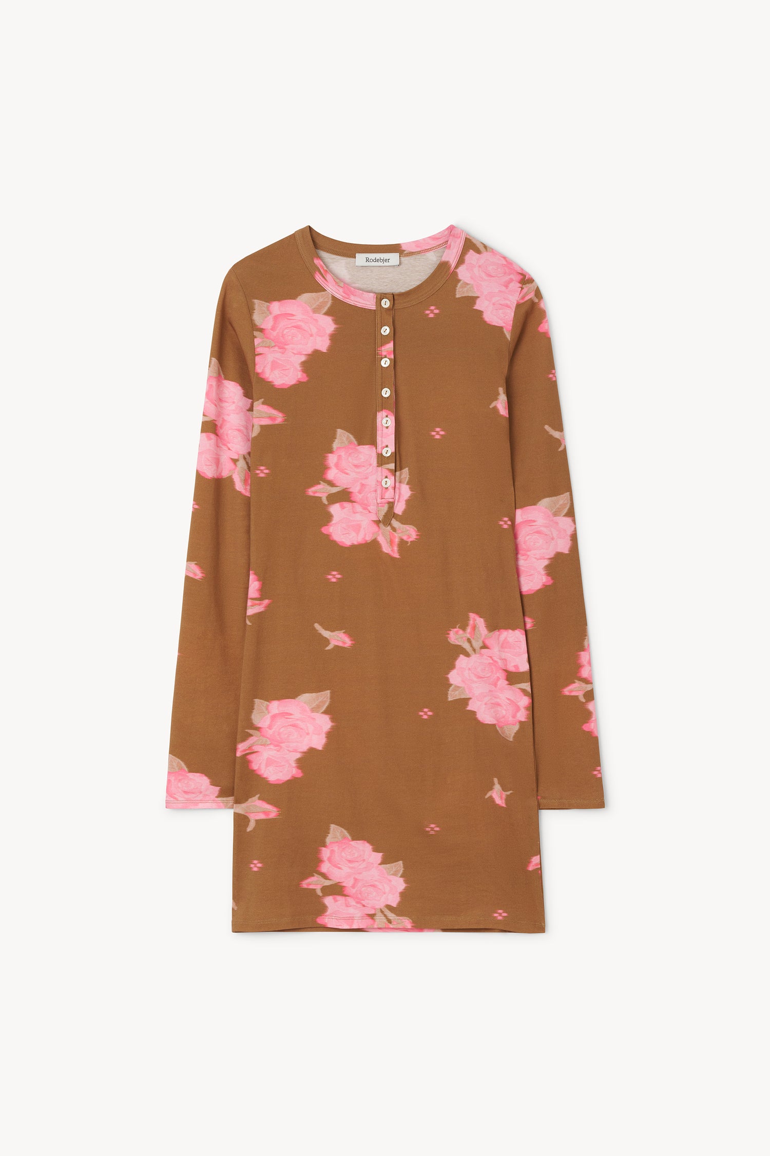 The Kiara henley shirt dress