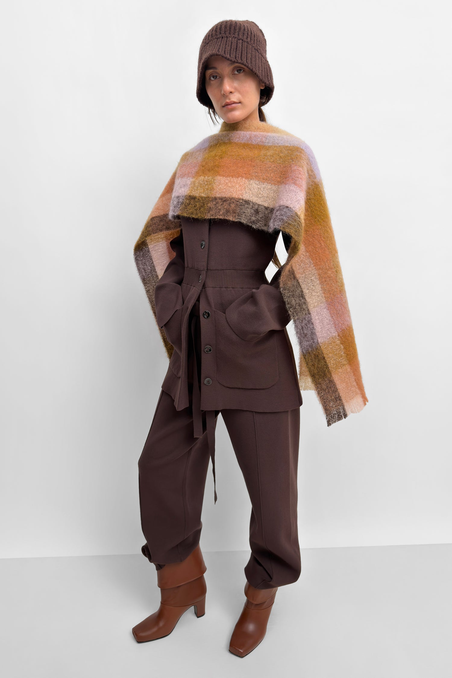 The Misty mohair wool scarf