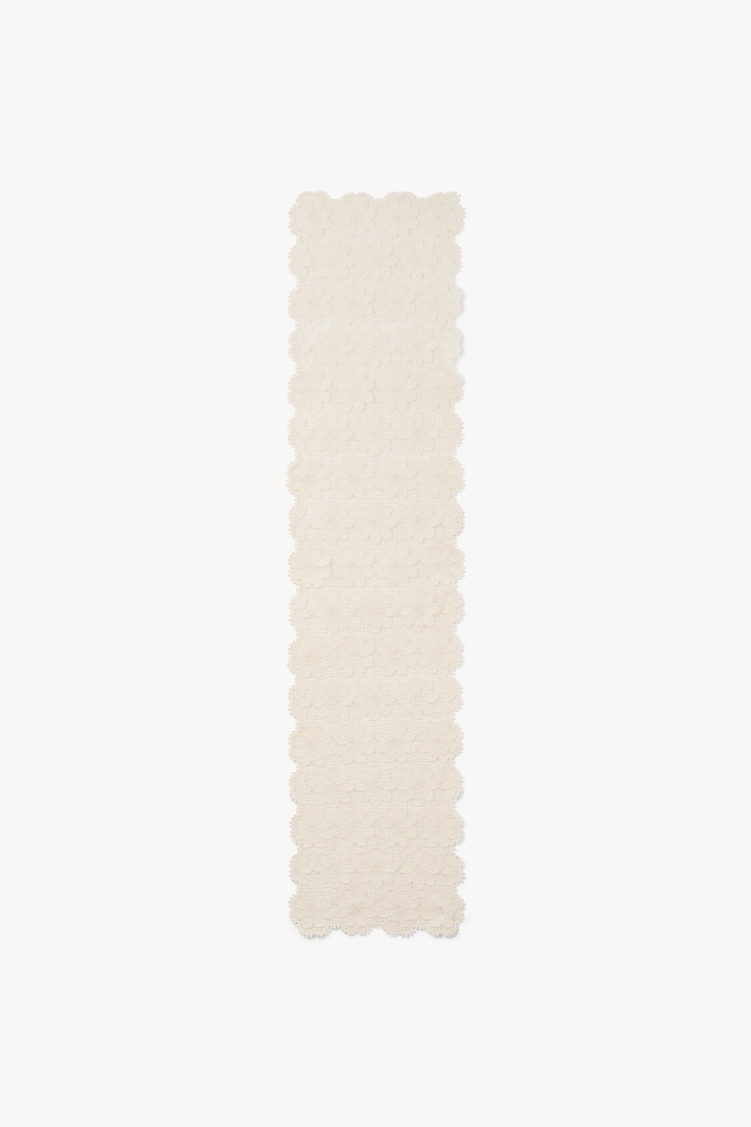 The Annika crafted crochet lace table runner