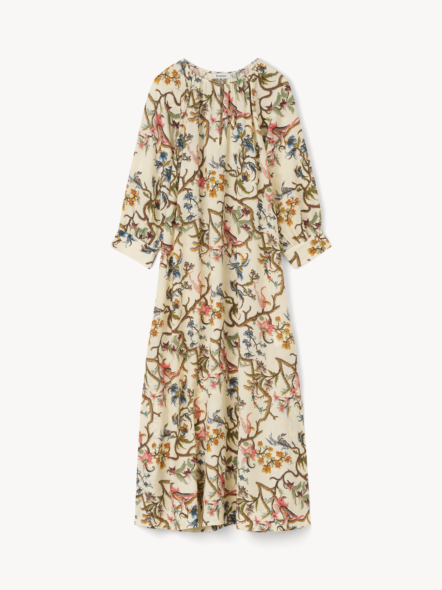 The Windy light silk dress in Trailing
