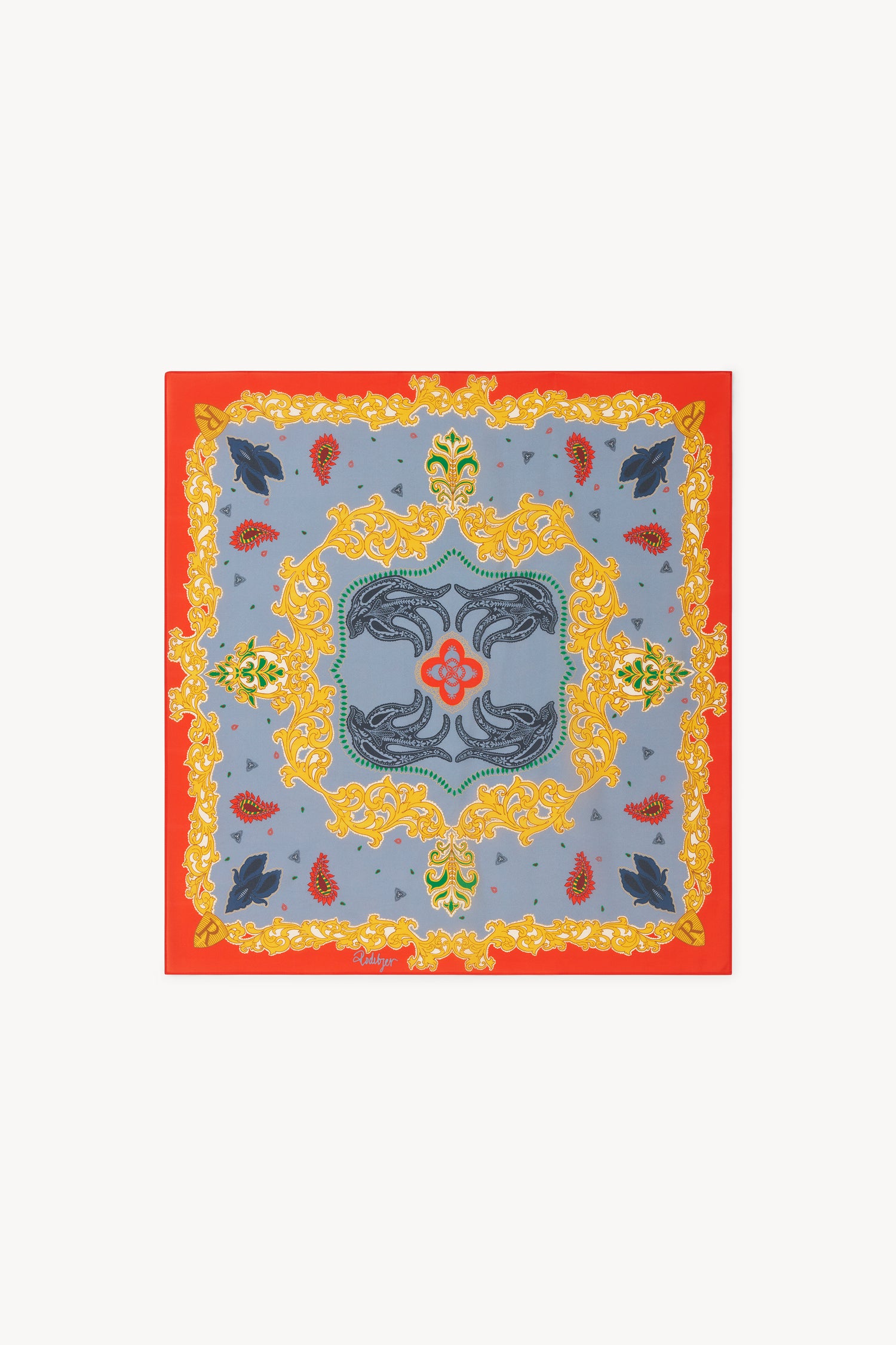 The Marsala Swallow scarf