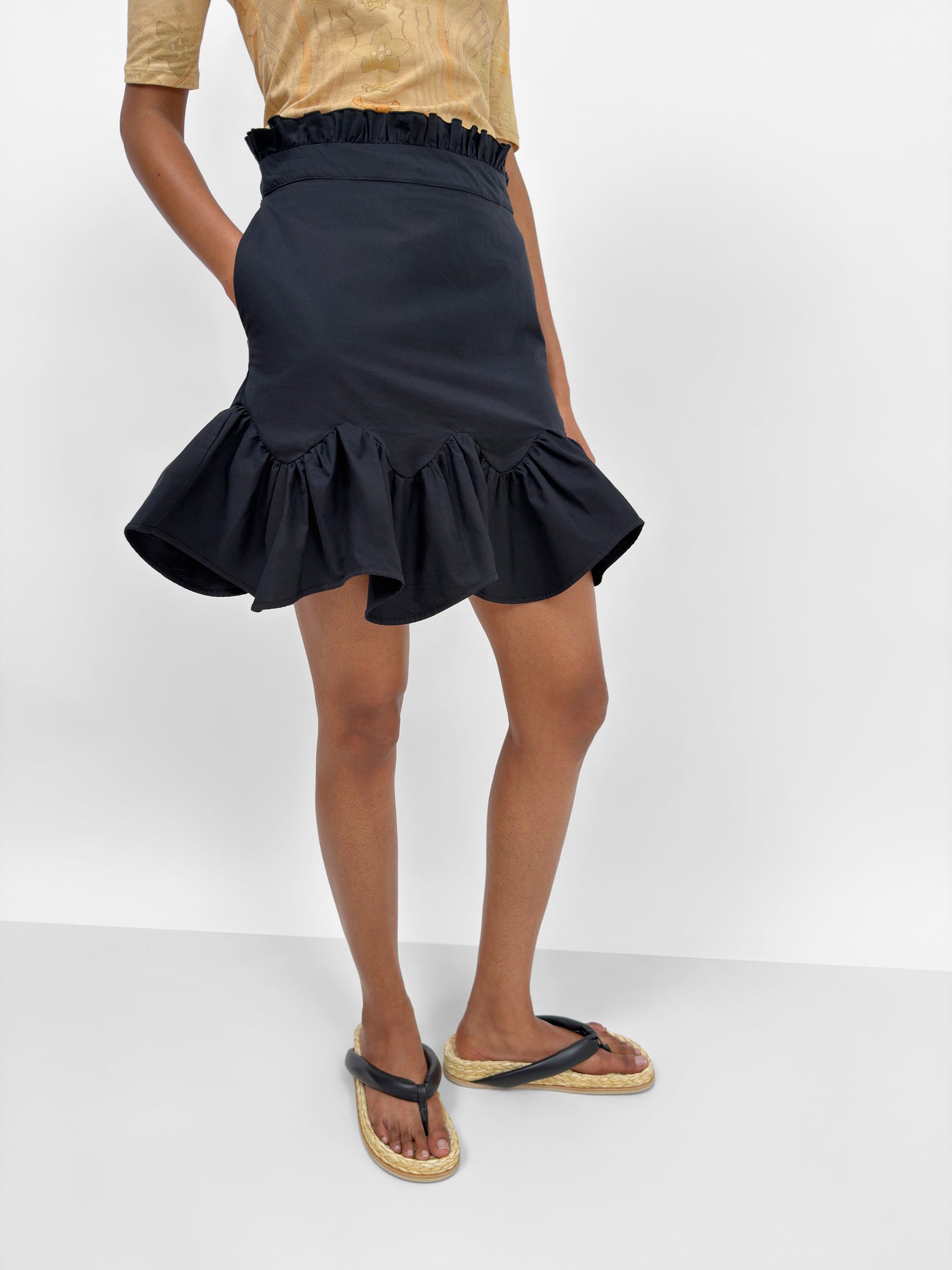 The Alvy frill apron skirt
