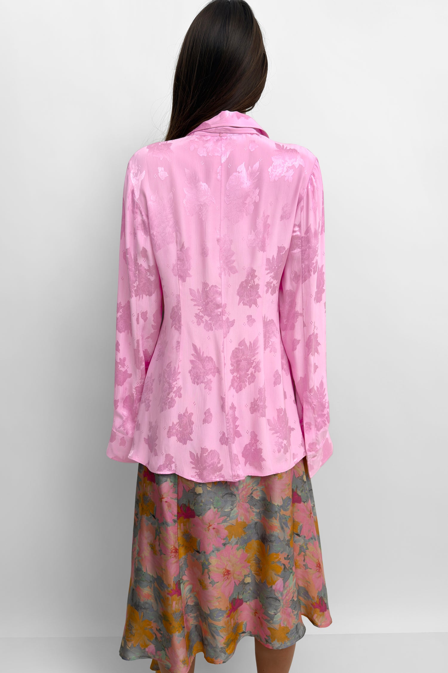 The Euni jacquard shirt blouse