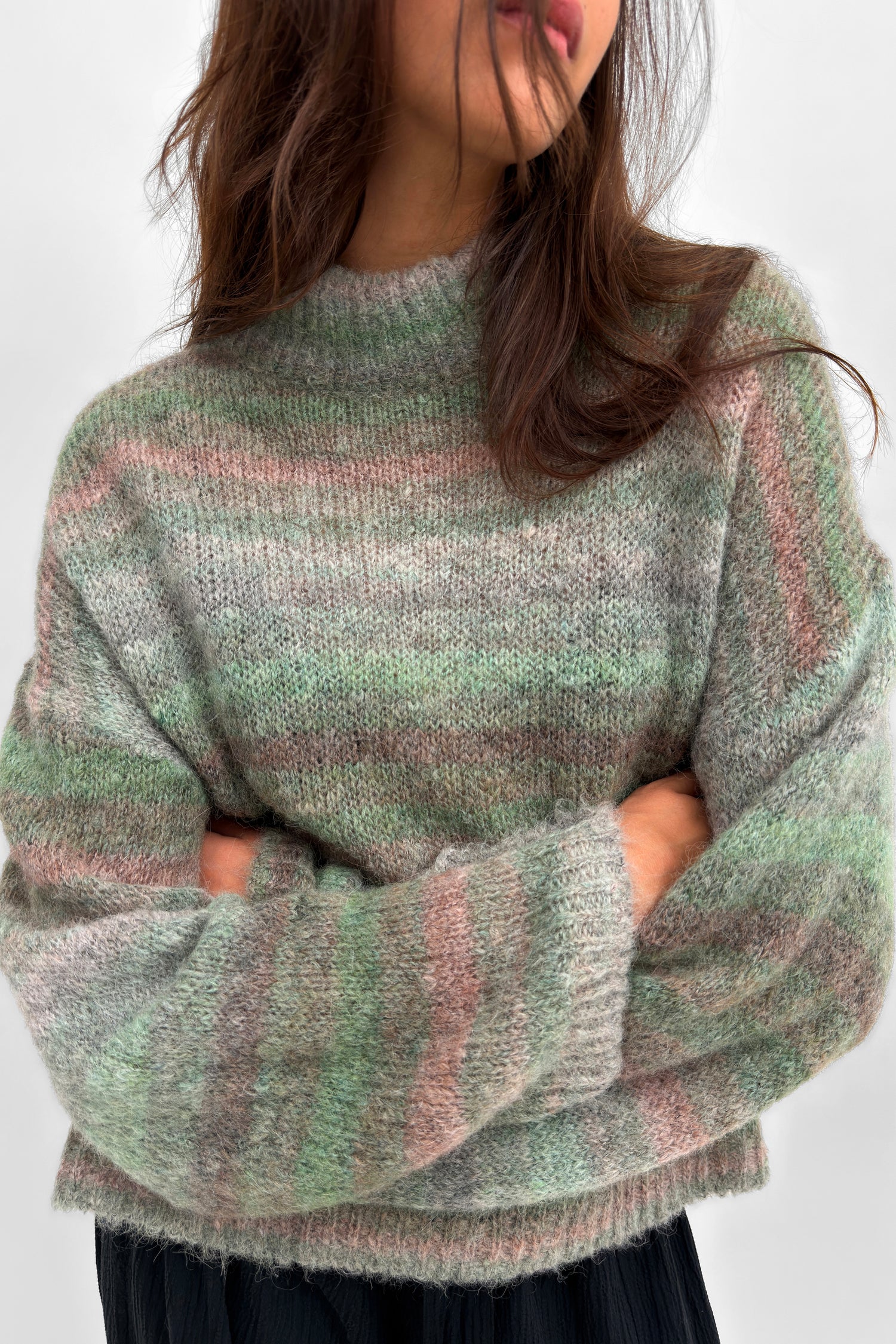 The Jinsol alpaca fine merino knit sweater